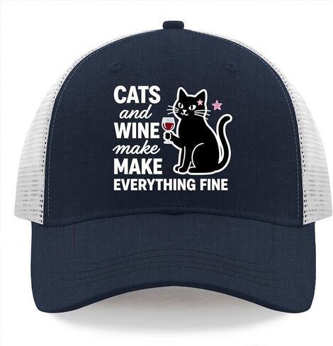 catted and Wine Make-Everything Fine hat Garde caps for Mom in Saudi Arabia