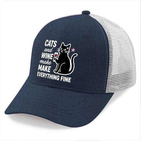 catted and Wine Make-Everything Fine hat Garde caps for Mom in Saudi Arabia