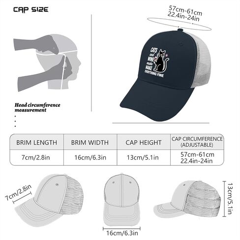 catted and Wine Make-Everything Fine hat Garde caps for Mom in Saudi Arabia
