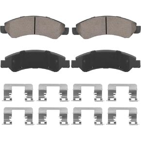 Front Semi-Metal Brake Pads Set for Chevey Silverado 1500 2005-2006, Suburban 1500 2007, Sierra 1500 07, Yukon XL 1500, Tahoe, for Cadillac Escalade ESV/EXT, 4PCS in Kuwait