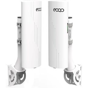 Point to Point Wireless Bridge with Mount for Starlink Internet, 3KM Dual Gigabit RJ45 LAN Port 5.8G Network WiFi Bridges Extender CPE Access Point with 16dBi Antenna for Outdoor, IP65 2-Pack in Kuwait