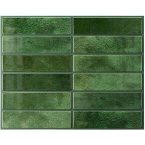 Peel and Stick Backsplash 10-Sheets of 11.42'' x 9'' Self-Adhesive Peel and Stick 3D Wall Tile for Kitchen, Bathroom in Saudi Arabia