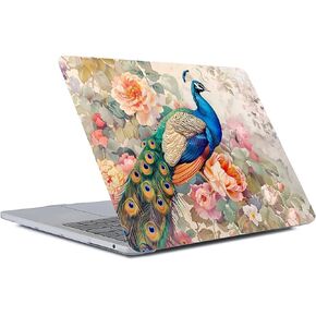 متوافق مع حافظة MacBook Air 13 بوصة 2020 2021 M1 A2337 A2179 A1932، حافظة بلاستيكية صلبة لجهاز Mac Air 13 مع معرف اللمس (2018-2021) - قوس قزح اليعسوب الهندباء in Kuwait