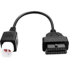 محول 4-Pin obd2 متوافق مع obd إلى 4pin لكابل تشخيص الدراجات النارية Yamaha، محول TIENFOKOTA 4-Pin obd2 متوافق مع دراجة نارية Yamaha لقراءة رموز الأخطاء والبيانات الحية in Kuwait