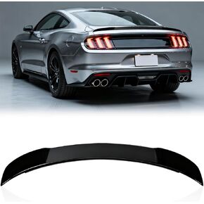 Rear Trunk Wing Spoiler Compatible with 2015-2023 Ford Mustang GT500 GT350 V6/V8/Shelby/GT/EcoBoost 2 Door Coupe Models Rear Wing Gloss Black in Kuwait