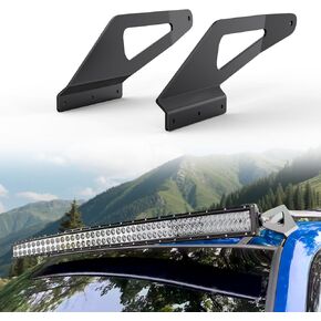 Nilight 50 inch LED Light Bar Bracket Mounting Upper Windshield Roof Cab Brackets Compatible with Jeep Grand Cherokee ZJ 1993 1994 1995 1996 1997 1998 in Kuwait