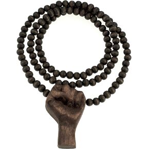 GWOOD Power Fist All Natural Wood or Metal Pendant Necklace in Kuwait