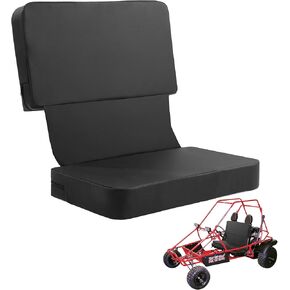ROYALAY Go Kart Seat for Two Seater, PU Go Cart Seats 2 Person with Elastic Strap, Waterproof Go-Kart Car Double Seat Cushion, Go Kart Parts and Accessories Fit Cars, Truck, SUV, Vans in Kuwait
