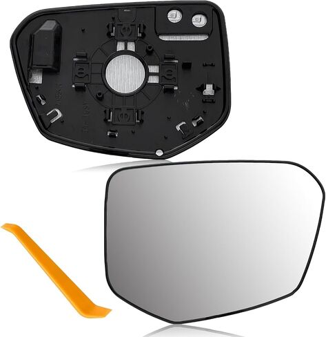 Passenger Side Mirror Glass Replacement for Honda Civic 2016-2021, Honda Envix 2018-2022, Honda Crider 2019-2022, Right Side Mirror with Heated Backing Plate, Replaces OE 76203-TBA-A01 in Saudi Arabia