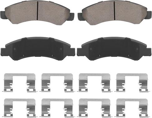 Front Semi-Metal Brake Pads Set for Chevey Silverado 1500 2005-2006, Suburban 1500 2007, Sierra 1500 07, Yukon XL 1500, Tahoe, for Cadillac Escalade ESV/EXT, 4PCS in Kuwait