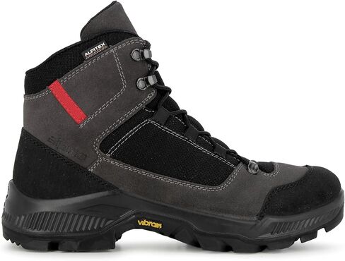 Alpina HENRY Men’s Trekking Boots – Lightweight Mid Cut Hiking Shoes with Leather and Textile Upper, Waterproof Breathable Membrane, Slip Resistant Sole, Comfortable Outdoor Footwear, Made in Europe in Saudi Arabia
