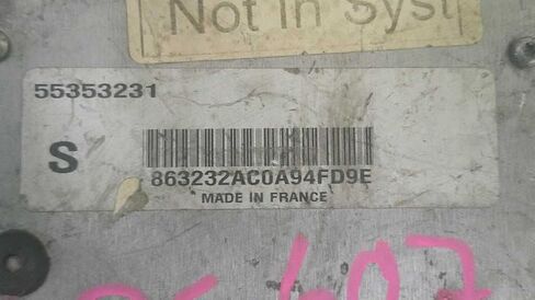 وحدة التحكم الإلكترونية للمحرك ECM تناسب 02-06 SAAB 9-3 55353231 in Saudi Arabia