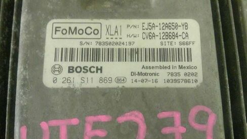 Engine ECM Control Module 1.6L Fits 13-16 Escape EJ5A-12A650-YB EJ5A12A650YB in Saudi Arabia