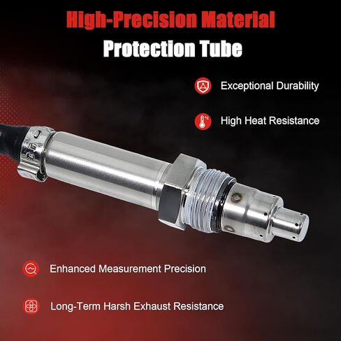 12680619 NOx Sensor Compatible with Chevrolet 2018-2019 Chevy Silverado 2500, Upstream Nitrogen Oxide Sensor Fits for Chevy 18-19 Silverado 3500, 6.6L Diesel, Replace OE# 12718742 12680215 in Kuwait