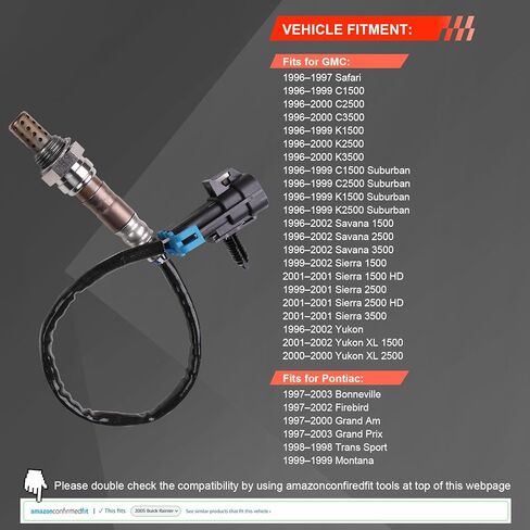 استبدال مستشعر الأكسجين لـ 234-4018، مستشعر O2 مستشعر 1، مستشعر 2، 4 أسلاك مسخنة، ملاءمة مباشرة OEM متوافق مع شيفروليه سيلفرادو سوبربان إكسبريس 1500/2500/3500 كاديلاك إسكاليد/EXT جي إم سي يوكون/XL in Kuwait