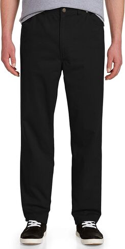 Harbor Bay by DXL Men's Big and Tall Continuous Comfort Pants Black x in Kuwait