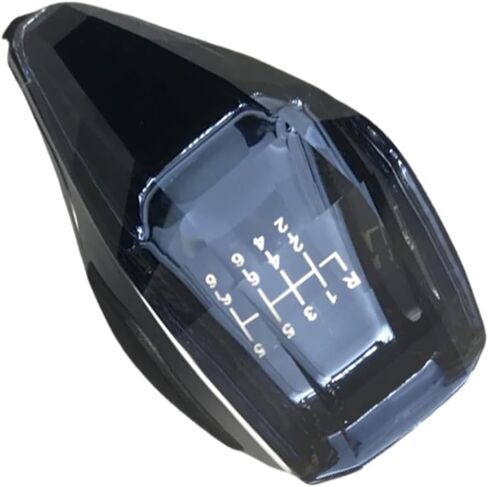 Riloer Shift Knob, 1PC Car Touch-Activated Illuminated Crystal Gear Shift Knob, Compatible with most Six-Speed Manual Transmission Vehicles without Button-Activated Shifters (RGB Color) in Saudi Arabia