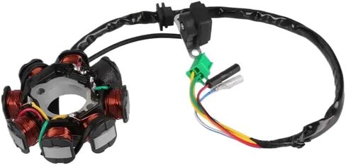 Magneto Ignition Stator 8 Coil 5 Wire Compatible With GY6 125cc 150cc 139QMB 139QMA 4 Stroke ATV Scooter Moped Go Kart Dirt Pit Bike in Kuwait