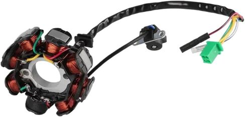 Magneto Ignition Stator 8 Coil 5 Wire Compatible With GY6 125cc 150cc 139QMB 139QMA 4 Stroke ATV Scooter Moped Go Kart Dirt Pit Bike in Kuwait