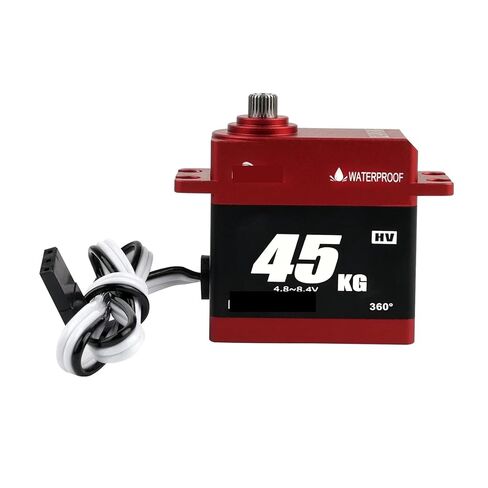 45kg BLS-HV45 Digital servo with 180/270/360 Degrees, Aluminum housing and Metal Gears(1x 360 Degree Servo) in Kuwait
