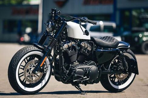 واقي من الطين للحاجز الأمامي من الفولاذ مناسب لدراجة Harley Sportster Forty Eight XL1200X XL 1200 2010-2020 بتصميم قصير مخصص باللون الأسود in Saudi Arabia