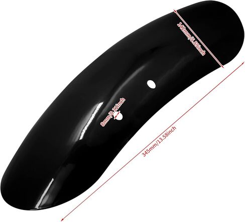 واقي من الطين للحاجز الأمامي من الفولاذ مناسب لدراجة Harley Sportster Forty Eight XL1200X XL 1200 2010-2020 بتصميم قصير مخصص باللون الأسود in Saudi Arabia