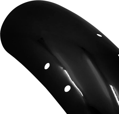 واقي من الطين للحاجز الأمامي من الفولاذ مناسب لدراجة Harley Sportster Forty Eight XL1200X XL 1200 2010-2020 بتصميم قصير مخصص باللون الأسود in Saudi Arabia