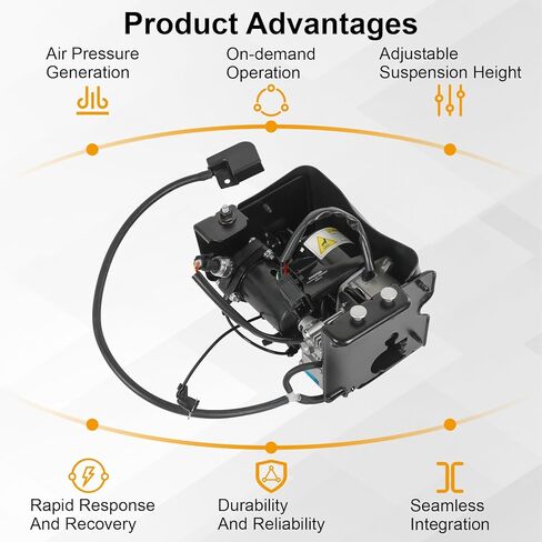Air Suspension Compressor Replacement For Cadillac Escalade ESV Chevy Suburban Tahoe GMC Yukon XL 2015-2020, Replace 23316154, 23282712, 22797525, 23232591 in Kuwait