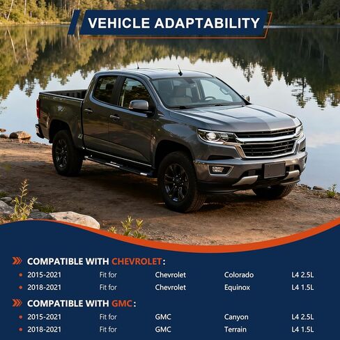 ضاغط تكييف هواء CO-11483C متوافق مع شيفروليه كولورادو 2015-2021 2.5 لتر، إكوينوكس 2018-2021 1.5 لتر؛ متوافق مع جي إم سي كانيون 2015-2021 2.5 لتر بديل # 23106025 AIH299 1522380 in Kuwait