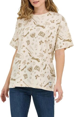 Wrangler Lainey Wilson Cream Life of Lainey Tee Shirt in Saudi Arabia