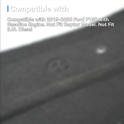 غطاء درع محرك السيارة تحت غطاء درع محرك السيارة ML3Z-7222-D لـ 2015-2024 Ford F150 مع محرك بنزين، غير مناسب لطراز Raptor وديزل 3.0L in Kuwait