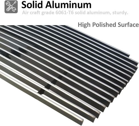 Compatible with 2009-2014 NISSAN Maxima Front Grille Aluminum Polished Billet Grille Grill Insert Combo Replacement Part in Saudi Arabia