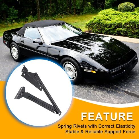 AUTOVIC Scissor Type Hood Support for Chevrolet Corvette C4 1984 1985 1986 Early L98 Cross Fire Tuned Port in Saudi Arabia