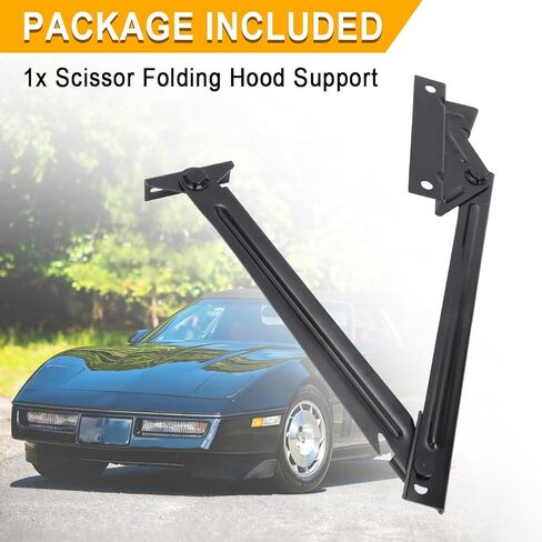 AUTOVIC Scissor Type Hood Support for Chevrolet Corvette C4 1984 1985 1986 Early L98 Cross Fire Tuned Port in Saudi Arabia