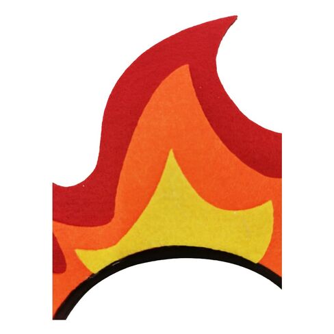 VIGUEUR Fire Crown Headpiece, Flame Headband Costume Accessory for Cosplay Party, Photo Props, Only for Adults in Kuwait