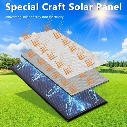 3 قطع لوحة شمسية صغيرة تيار مستمر 6 فولت من البولي سيليكون وحدة شاحن الخلايا الشمسية مجموعات نظام محمول بالطاقة الشمسية مع كابل 30 سم لمشاريع البحث العلمي، وصنع أضواء الحديقة، وأضواء المناظر الطبيعية، DIY إلخ in Kuwait