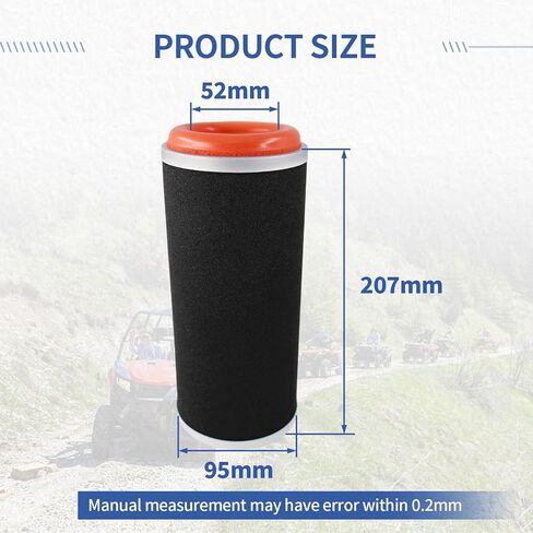 Air Filter for Hisun UTV 500 700 Axis 500 700 Massimo MSU 500 700 Coleman UT500 UT700 Bennche 500 700 Bighorn Cowboy Qlink Replace 17160-055-0000 17104-115-0000 in Kuwait