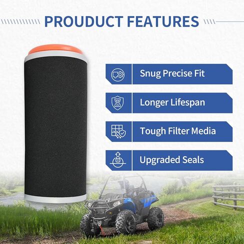 Air Filter for Hisun UTV 500 700 Axis 500 700 Massimo MSU 500 700 Coleman UT500 UT700 Bennche 500 700 Bighorn Cowboy Qlink Replace 17160-055-0000 17104-115-0000 in Kuwait