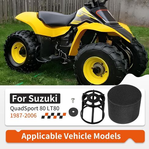 For Suzuki QuadSport 80 LT80 Air Box Filter + Cage Holder Kit 1987-2006 13791-40B00 in Saudi Arabia