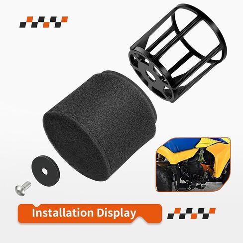 For Suzuki QuadSport 80 LT80 Air Box Filter + Cage Holder Kit 1987-2006 13791-40B00 in Saudi Arabia