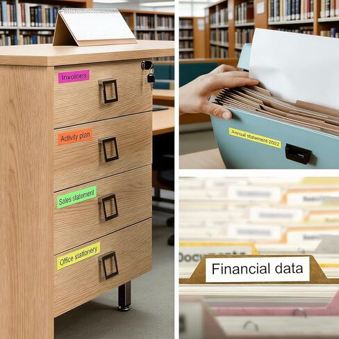 Label Tape Replacement Compatible with Dymo Label Maker Refills LT-100H LT-100T 200B, 3 Pack(Sakura Pink, Avocado Green, Yellow), 12mm x 4m (0.47''x13') in Saudi Arabia