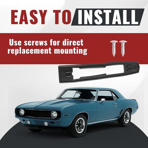 HECASA Outside Door Mirrors Compatible with 68-72 Chevrolet Chevy Chevelle & Nova & El Camino & 68-69 Camaro & 68-70 Impala & 70-72 Station Wagon, Steel Glass Silvery Mirrors Left Driver Side in Saudi Arabia