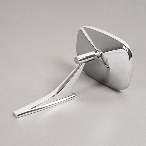 HECASA Outside Door Mirrors Compatible with 68-72 Chevrolet Chevy Chevelle & Nova & El Camino & 68-69 Camaro & 68-70 Impala & 70-72 Station Wagon, Steel Glass Silvery Mirrors Left Driver Side in Saudi Arabia