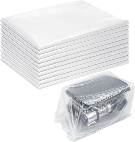 Plus tard 39.4 x 47.2 Inch Heavy-Duty Plastic Engine Storage Bag 10 Pcs, Plastic Extra Thick Engine Dust Cover for Engine Packaging and Storage in Kuwait