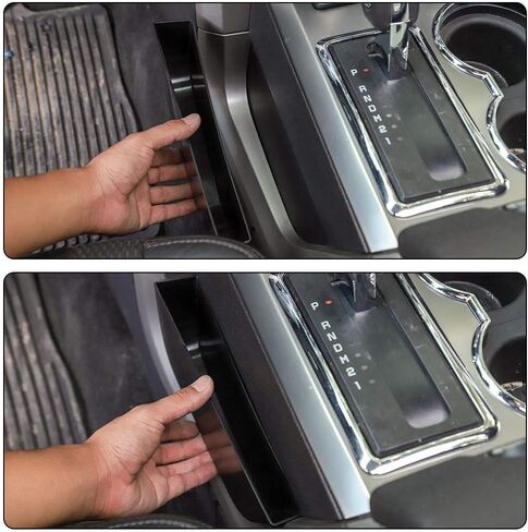 JeCar for F150 Gear Shift Tray Center Console Organizer Storage Fit for Ford F150 Raptor 2009-2014 in Saudi Arabia