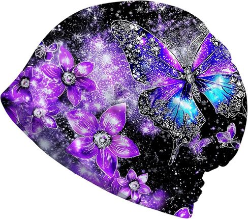 Art Owl Women's Slouchy Beanie Hat Cute Turban Hats Cancer Headwear Caps Baggy Skull Sleep Scarf in Saudi Arabia