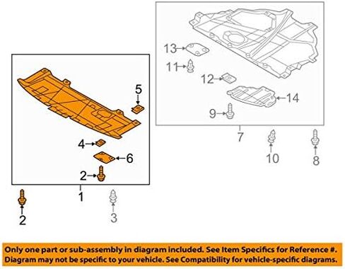 متوافق مع 14-18 Mazda3 درع سبلاش للمحرك الأمامي تحت الغطاء السفلي MA1228120 BJS75611Y in Kuwait