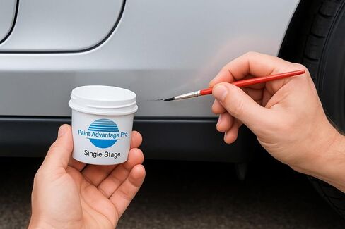 Paint For Dodge TX8 Black 2oz Single Stage Touch Up Kit with Brush in Kuwait