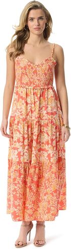 Jessica Simpson Women's Bronte Sweetheart Neck Empire Waist 3-Tiered Maxi Dress Standard in Saudi Arabia