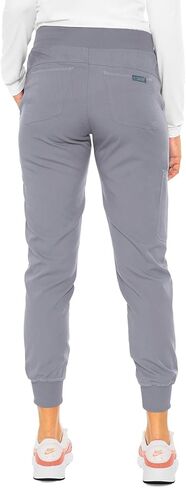 Med Couture Scrub Pants for Women Jogger Pant with 5 Pockets, Lightweight, Ultra Soft, 2-Way Stretch Fabric - MC7710, M, Cloud in Saudi Arabia